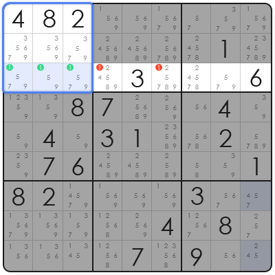 hidden pair sudoku